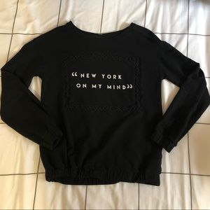 Bershka black sweater